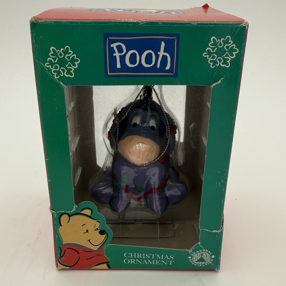 Disney Eeyore Christmas Ornament Pooh & Friends Tree Decoration Gift Eeyore NIB
